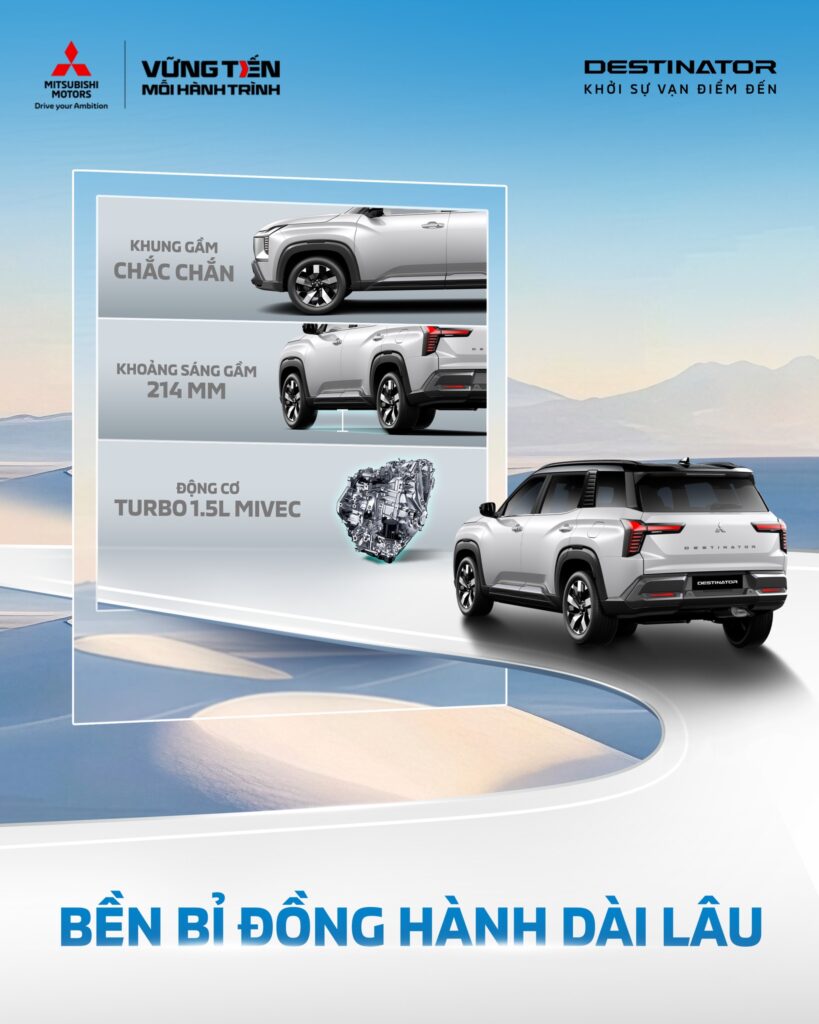 🚗 MITSUBISHI DESTINATOR – ĐỘNG CƠ TURBO MẠNH MẼ, BẤT CHẤP MỌI ĐỊA HÌNH 🏁