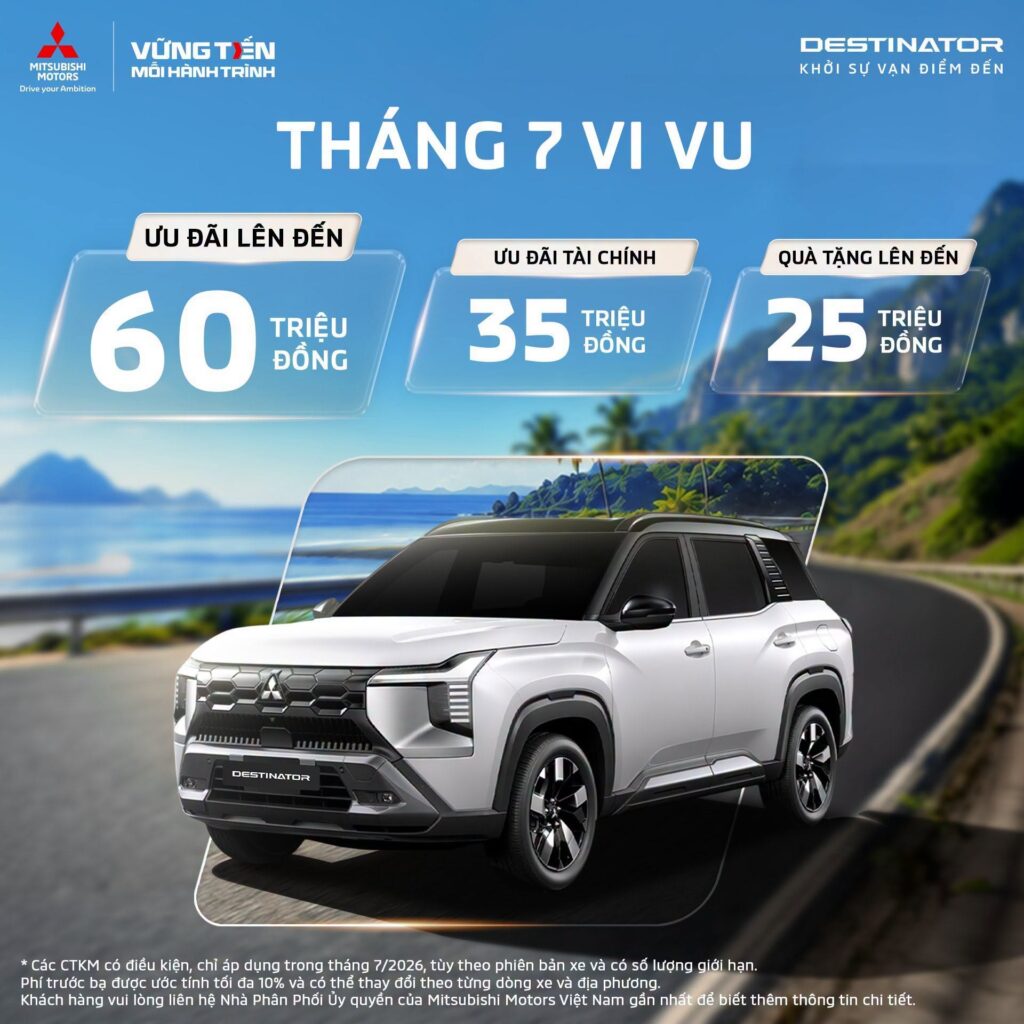 BÙNG NỔ ƯU ĐÃI THÁNG 7 – SỞ HỮU XE MITSUBISHI VỚI KHUYẾN MẠI CỰC KHỦNG TẠI MITSUBISHI SAVICO QUẢNG NAM