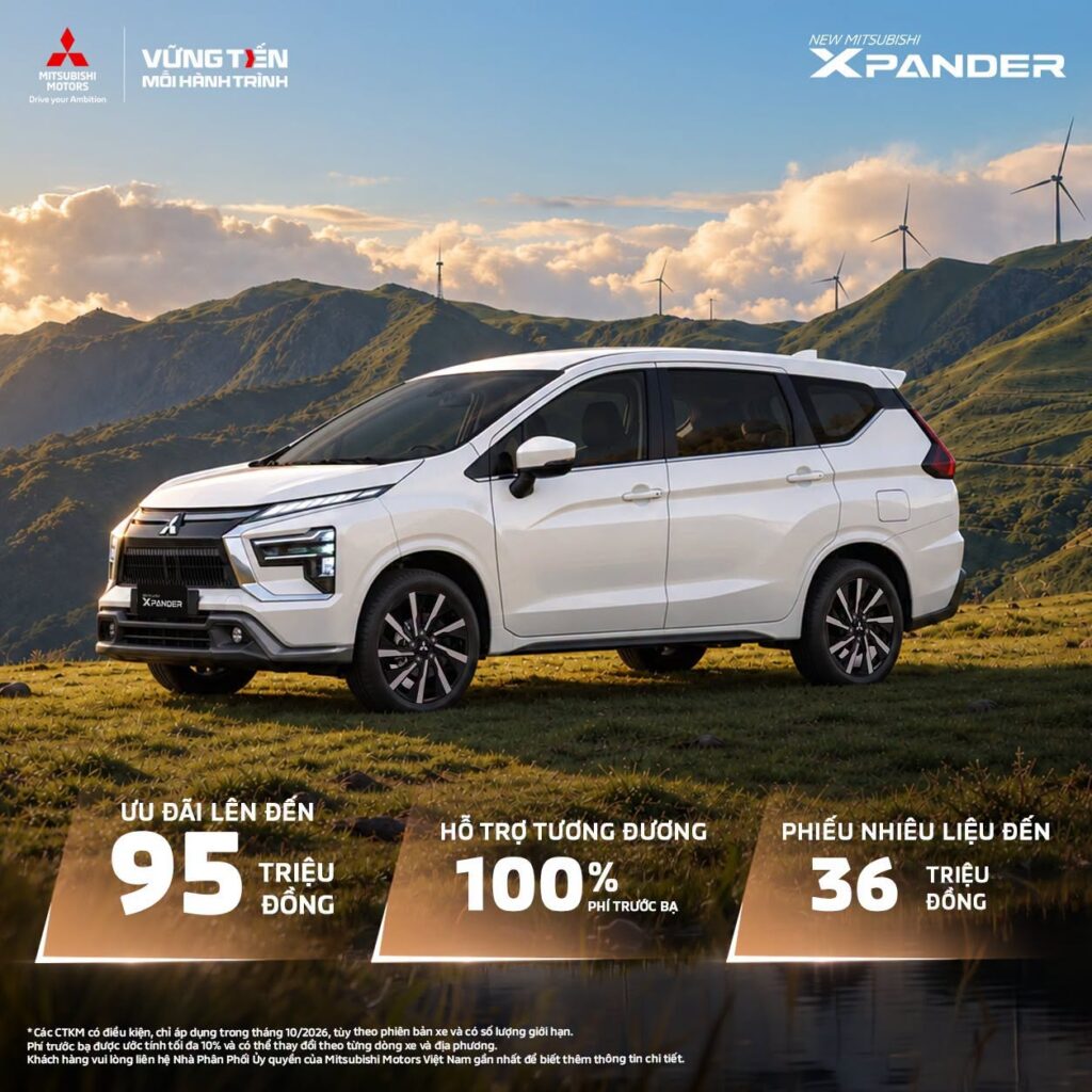 ƯU ĐÃI THÁNG 10 – SẮM XE MỚI, ĐÓN HÀNH TRÌNH MỚI!